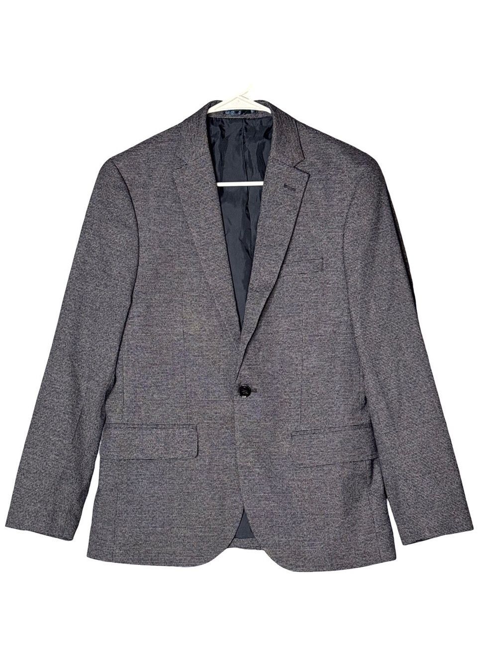H&M Charcoal Gray Sport Coat 36R Slim Fit